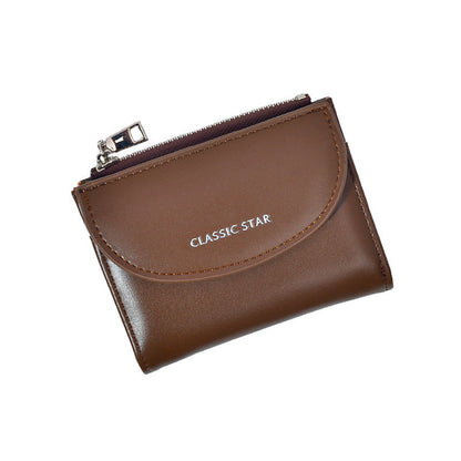 Women's Korean Style Solid Color Simple Ladies Wallets