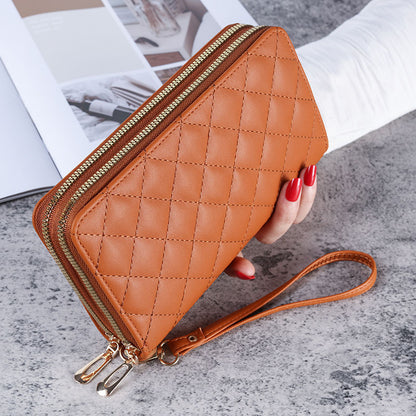 Women's Clutch Fashion Large Capacity Soft Leather Ladies Wallets