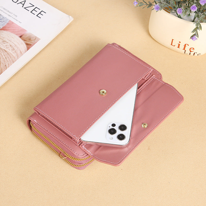 Women's Style Summer Fashion Versatile Large Capacity Double Phone Bags