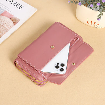 Women's Style Summer Fashion Versatile Large Capacity Double Phone Bags