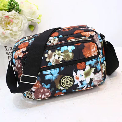 Flower Cloth Mummy Waterproof Oxford Hair Crossbody Bags