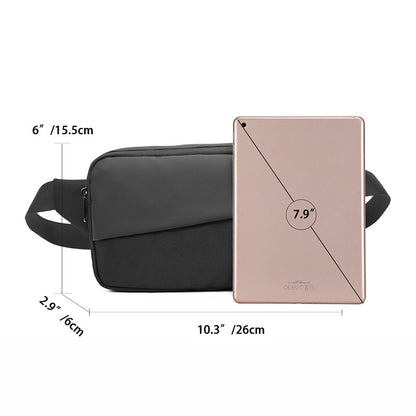 Sacs pour téléphone portable multifonctionnels légers de couleur unie pour hommes