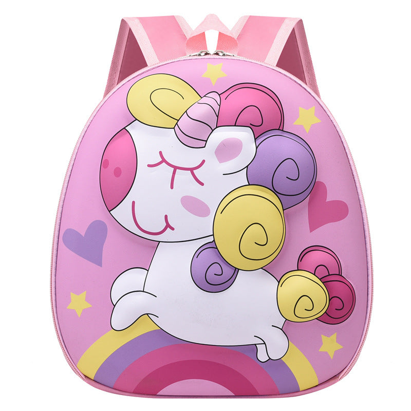 Sacs d'école maternelle légers à coque rigide pour enfants avec motif de licorne mignonne