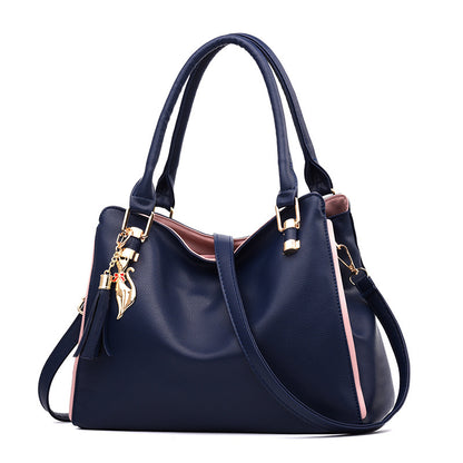 Women's Soft Leather Mother Korean Fashion Simple Shoulder Bags