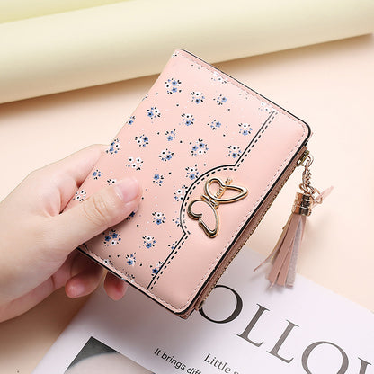 Women's Short Small Fashion Hasp Zipper For Ladies Wallets