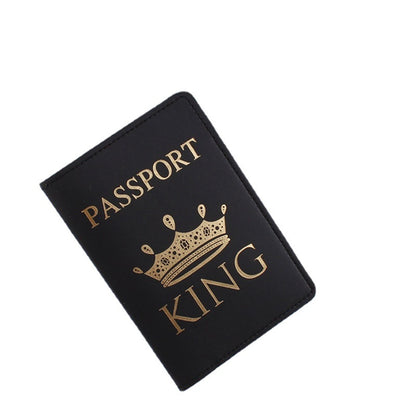 White Leather Couple Crown Document Passport Id Package