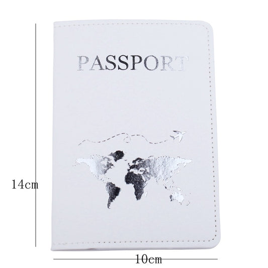 Airplane Boarding Pass Leather Map Passport Id Package