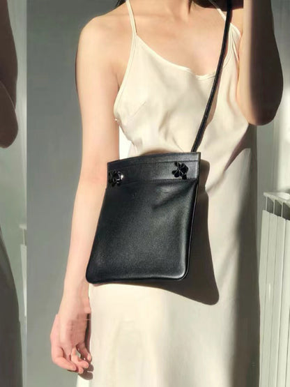 Beautiful Calf Leather Groom Envelope Cloud Crossbody Bags