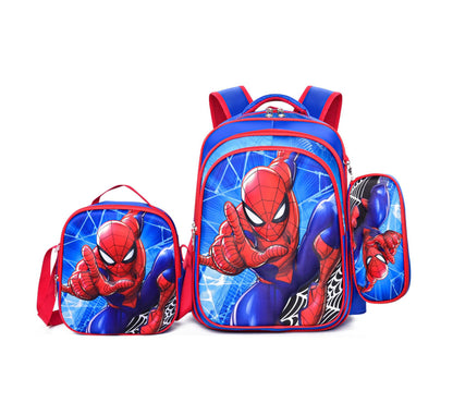 Ensemble de sacs à lunch pour crayons de dessin animé Cool Primary Set