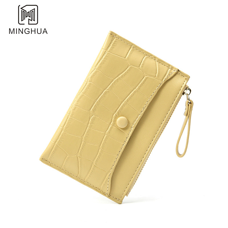 Summer Leather Pattern Solid Color Simple Ladies Wallets