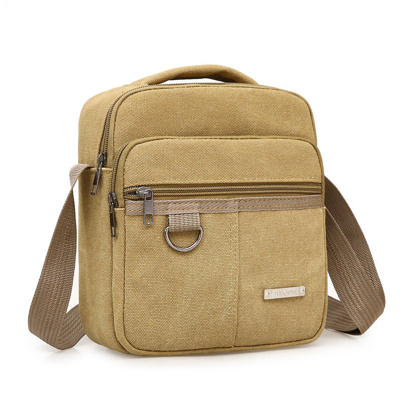 Sacs messagers classiques en toile pour hommes, style coréen, pour le travail