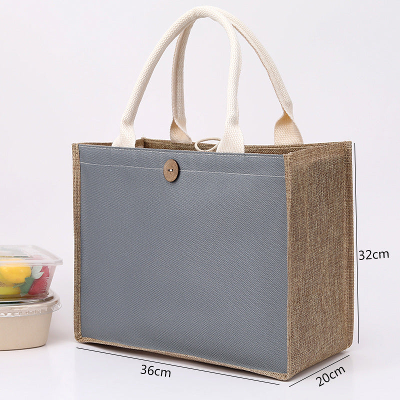 Blank Canvas Painting Jute Tote Cotton Handbags