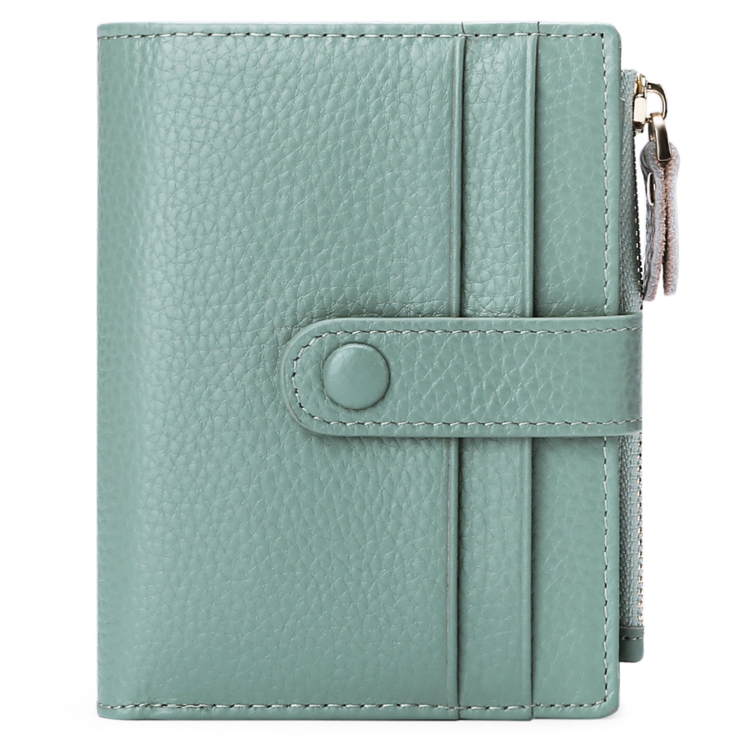 Women's Short Leather Large Capacity Multifunctional Zipper Ladies Wallets