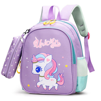 Sac à dos mignon avec pendentif crayon pour les classes intermédiaires des garçons