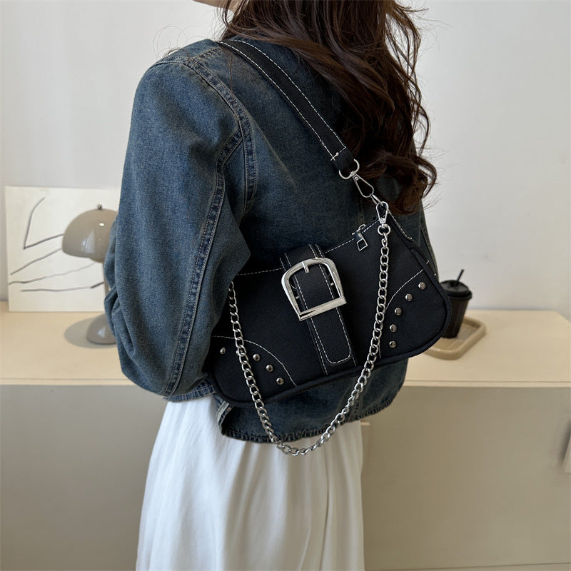 Women's Niche Trendy Summer Fashion Simple Retro Shoulder Bags