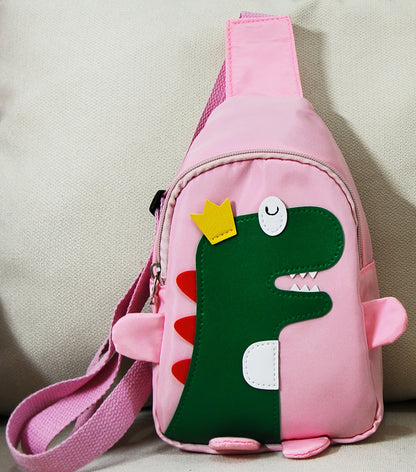 Children's Popular Bao Long Printing Cute Children's Shoulder Bags