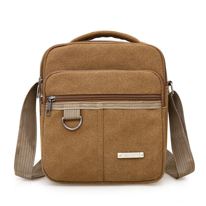 Sacs messagers classiques en toile pour hommes, style coréen, pour le travail