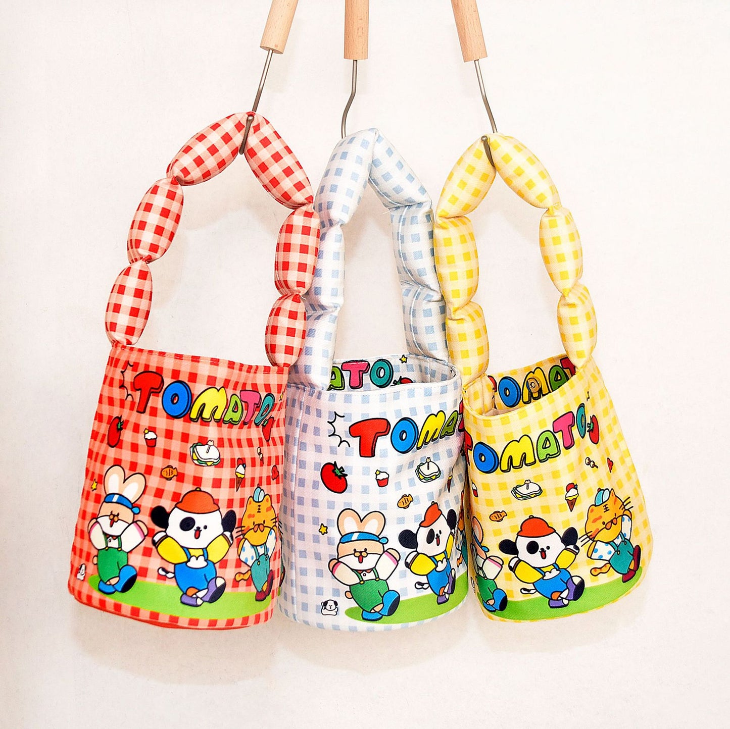 Versatile Illustration Cute Bucket Outing Mummy Handbags