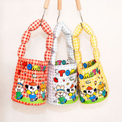 Versatile Illustration Cute Bucket Outing Mummy Handbags