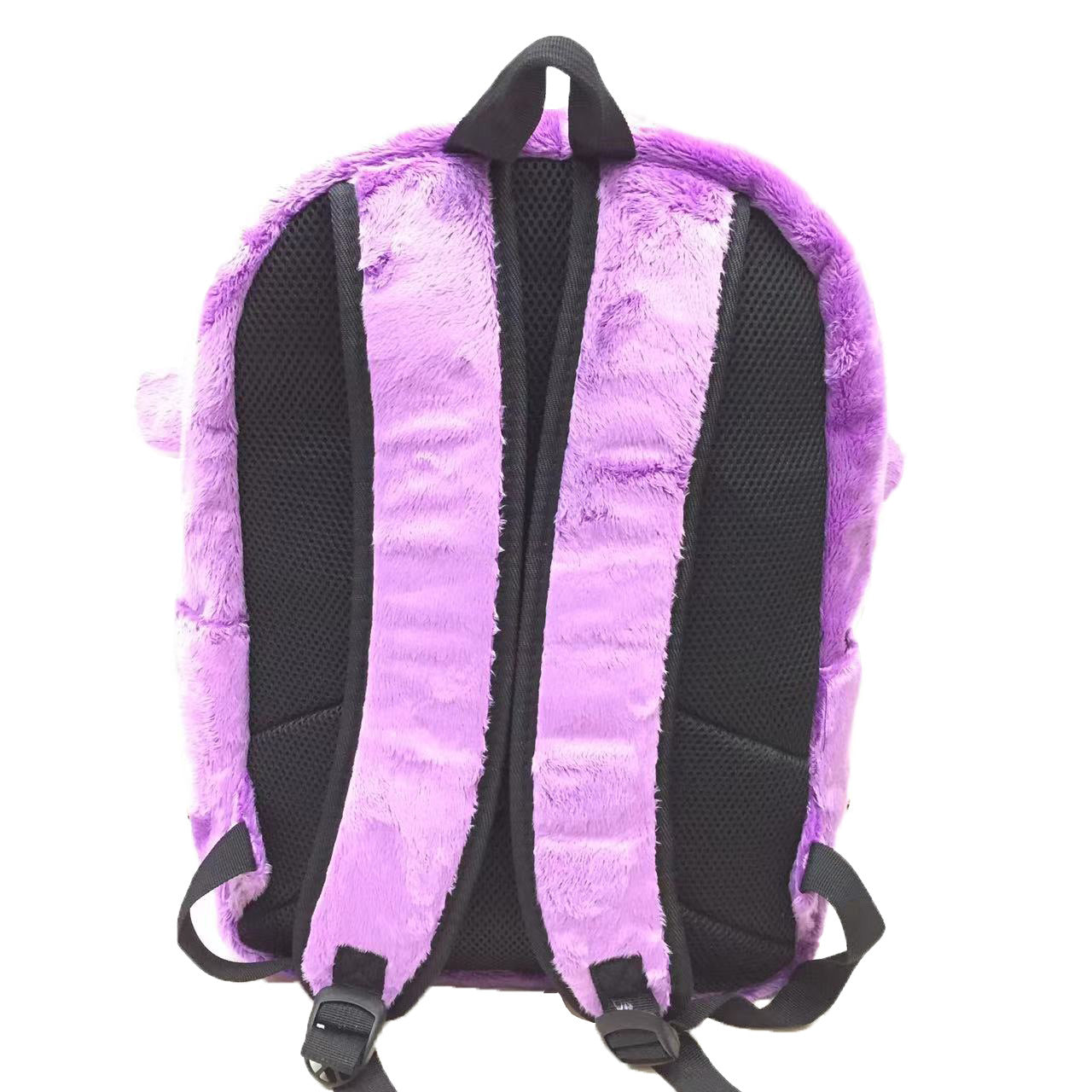 Sacs à dos de dessin animé pour garçons en peluche violette