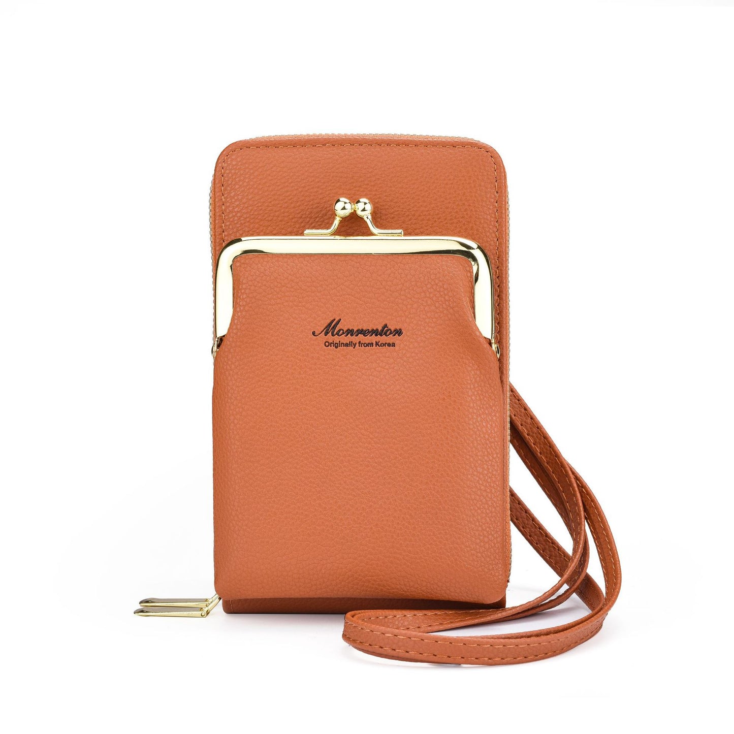 Female Simple Korean Style Double Zipper Ladies Wallets