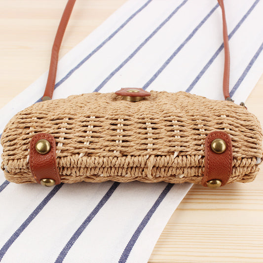 Beach Mori Style Semicircle Paper String Bags