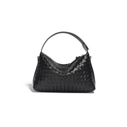 Women's Niche Cowhide Rhombus Dumpling Woven Fashion Handbags