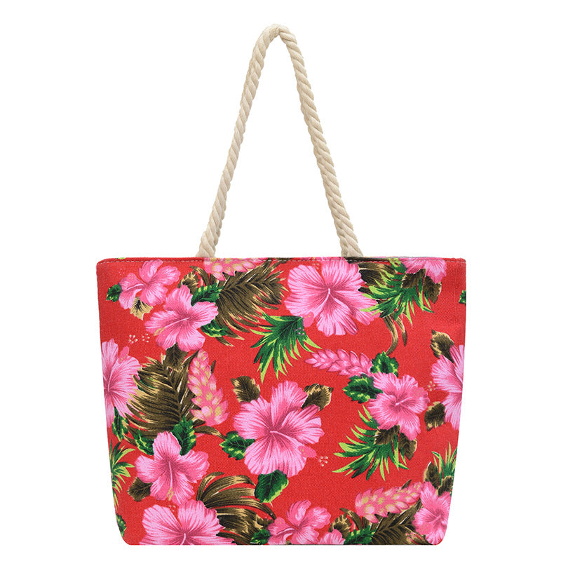 Women's Flower Cloth Fashion Ethnic Style Large Shoulder Bags