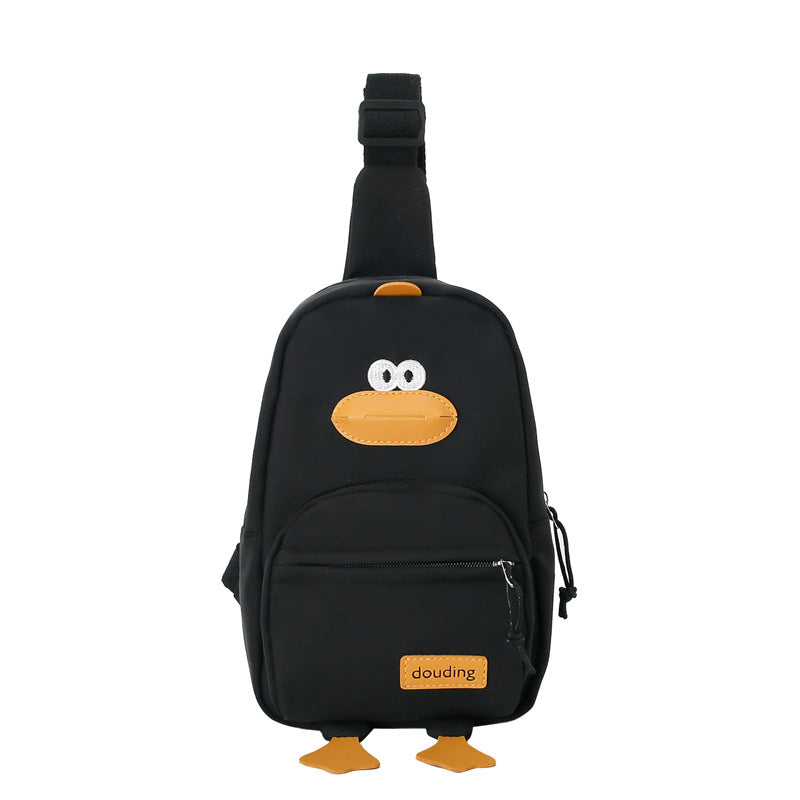 Sacs banane pour enfants de style coréen avec dessin animé mignon canard garçon