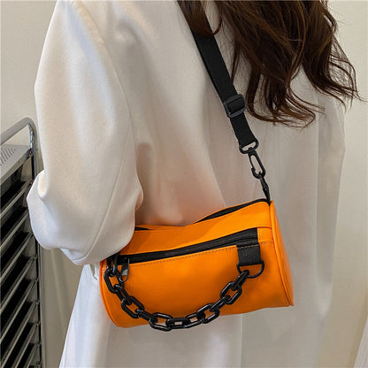 Women's & Men's & Trendy Street Fashion Cylinder Too Crossbody Bags