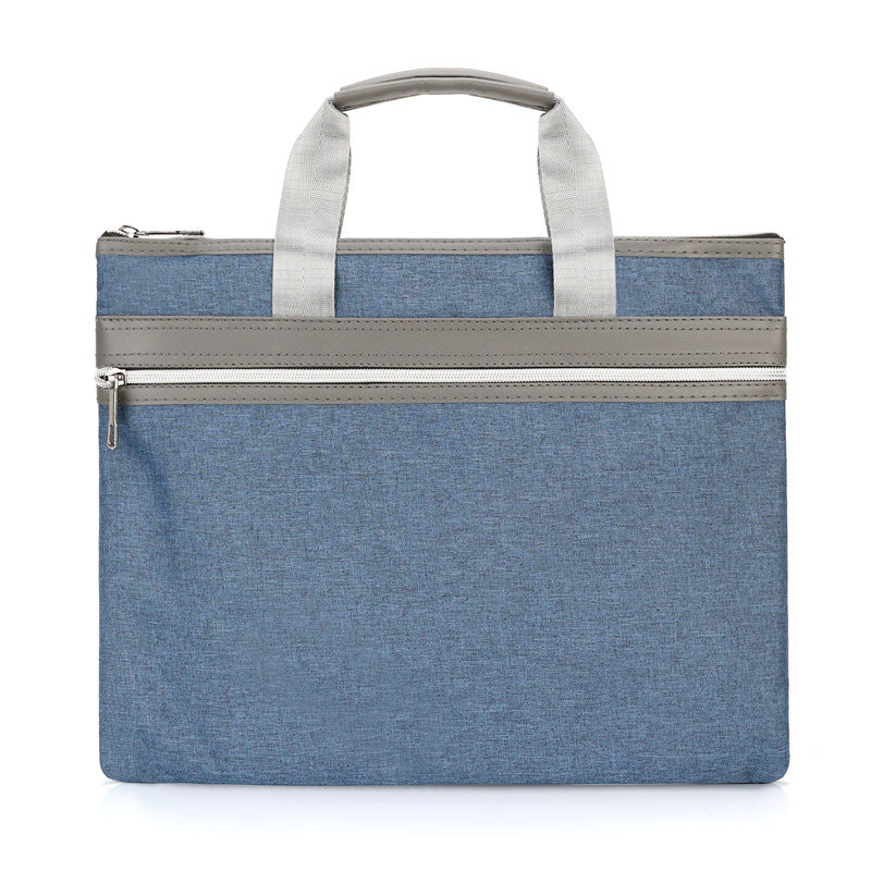 Sacs pour ordinateur portable en tissu Oxford pour femmes et hommes et sacs à fermeture éclair pour conférence