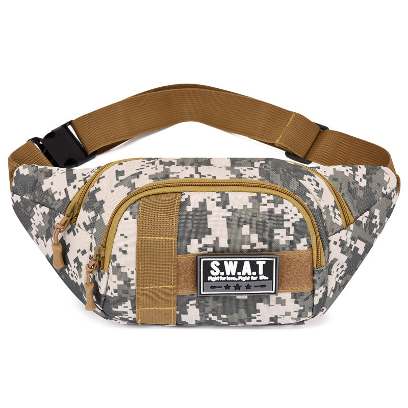 Camouflage Field Fashion Trendy Running Cycling Men's Waist Packs