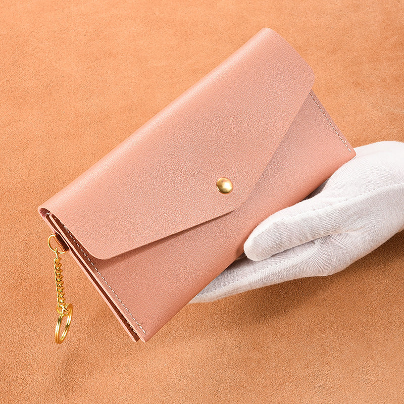 Women's Long Thin Clutch Simple Fashion Large Capacity Soft Ladies Wallets