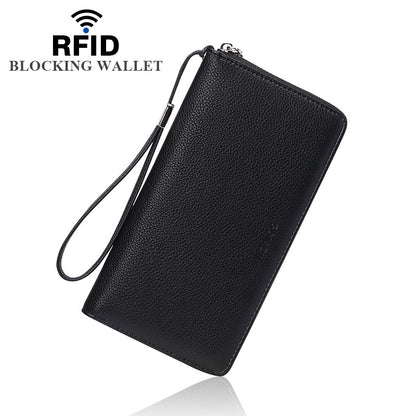 Women's Swiping Large Capacity Long Multi Slots Ladies Wallets