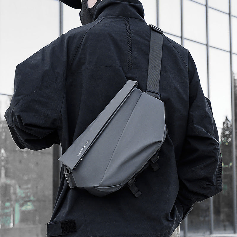 Sacs messagers pour hommes à la mode avec sangle patchwork et mode sport