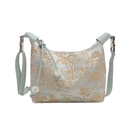 Women's Chinese Style Summer Versatile National Jacquard Shoulder Bags