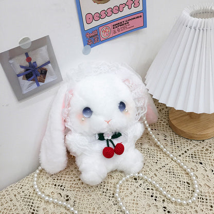 Lolita Rabbit Pattern Doll Plush Cartoon Shoulder Bags