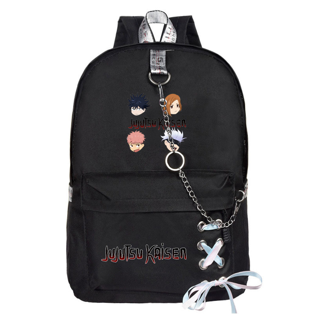 Battle Anime Peripheral Cartoon Canvas Chain Backpacks