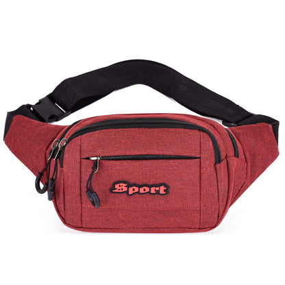 Unique Men's Slouchy Korean Oxford Cloth Men's Waist Packs