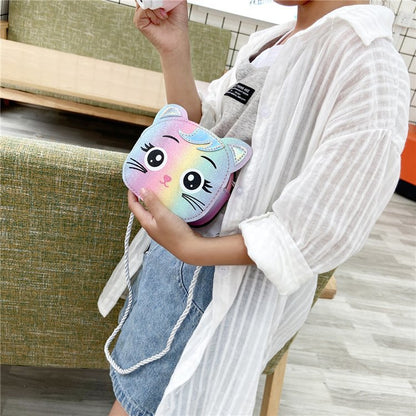 Children's Cartoon Cute Out Princess Change Packet Children's Shoulder Bags