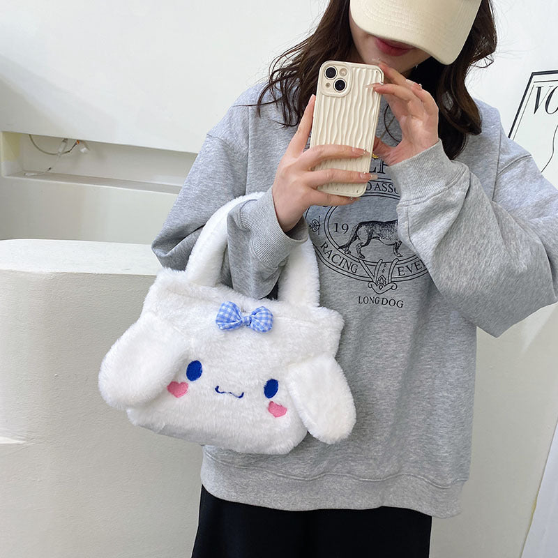 Cute Plush Cartoon Furry Small Crane Children's Coin Purse