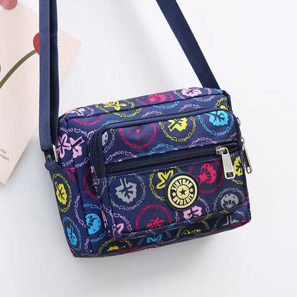 Women's Style Oxford Flower Cloth Stall Running Crossbody Bags