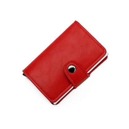 Aluminum Alloy Credit Shielding Automatic Type Card Holder