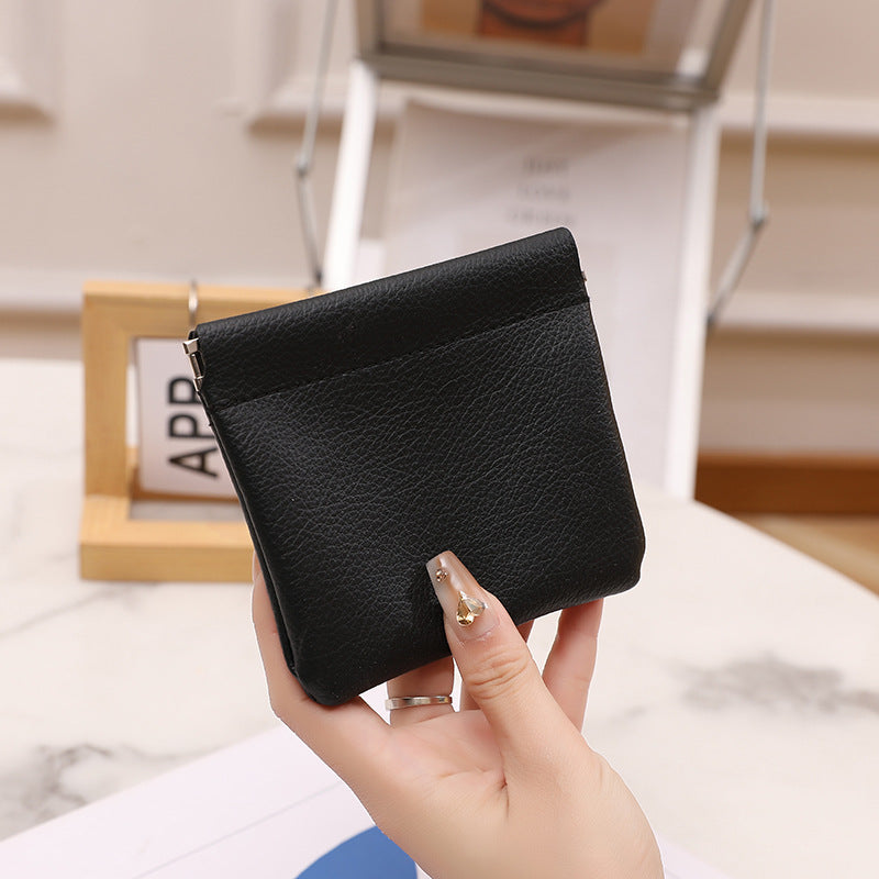 Automatic Closed Shrapnel Storage Pocket Portable Coin Purses