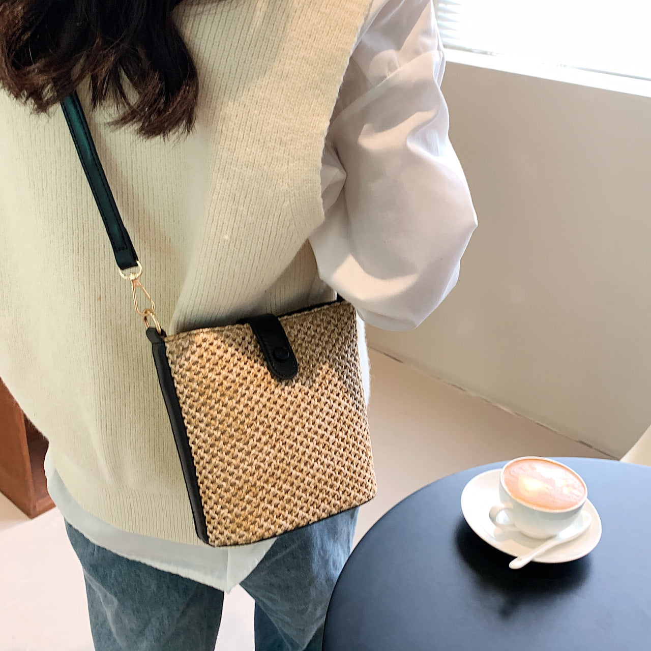 Women's Spring Popular Street Shooting Shopping Cross Crossbody Bags