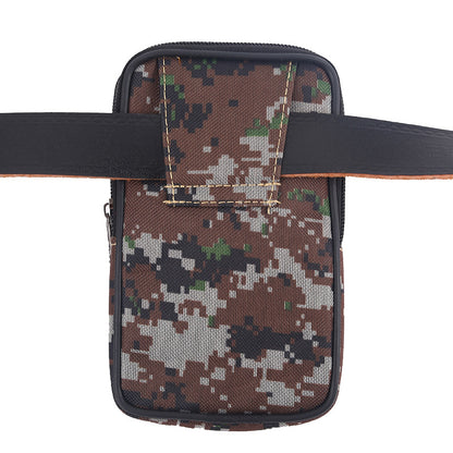 Sacoche de ceinture multifonctionnelle pour homme, camouflage, construction de vêtements, sacs de taille pour homme