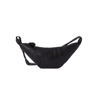 Women's & Men's & Croissant Correct Version Of Claw Soft Genuine Sheep Skin Crossbody Bags