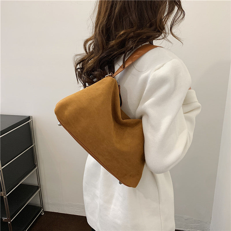 Women's Underarm Pillow Korean Style Frosted Big Crossbody Bags