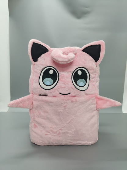 Sacs à dos de dessin animé pour garçons en peluche violette