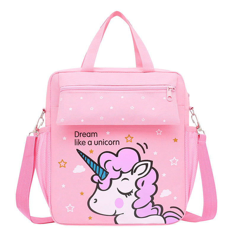 Children's Korean Style Tuition Cute Portable Document Large Elementary School Students' Schoolbags